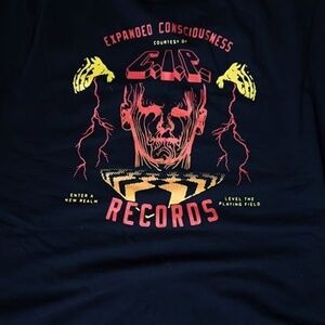 Coney Island Picnic Expanded Consciousness Records Graphic Tee New
